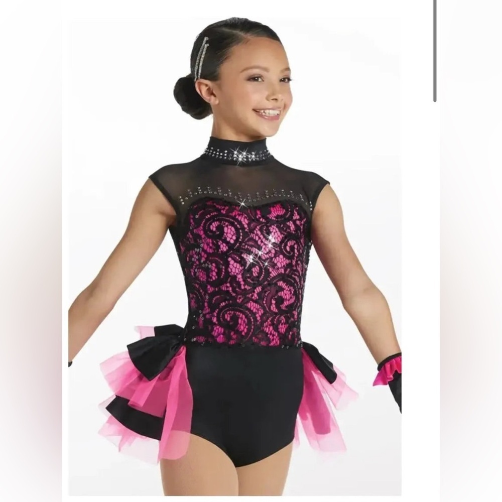 Weissman Pink and Black LC Dance Wear